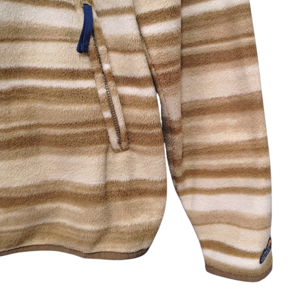 Chubbies Brown Stripes Pullover Fleece Drawstring Hoodie Mens Size Large L - Picture 5 of 10